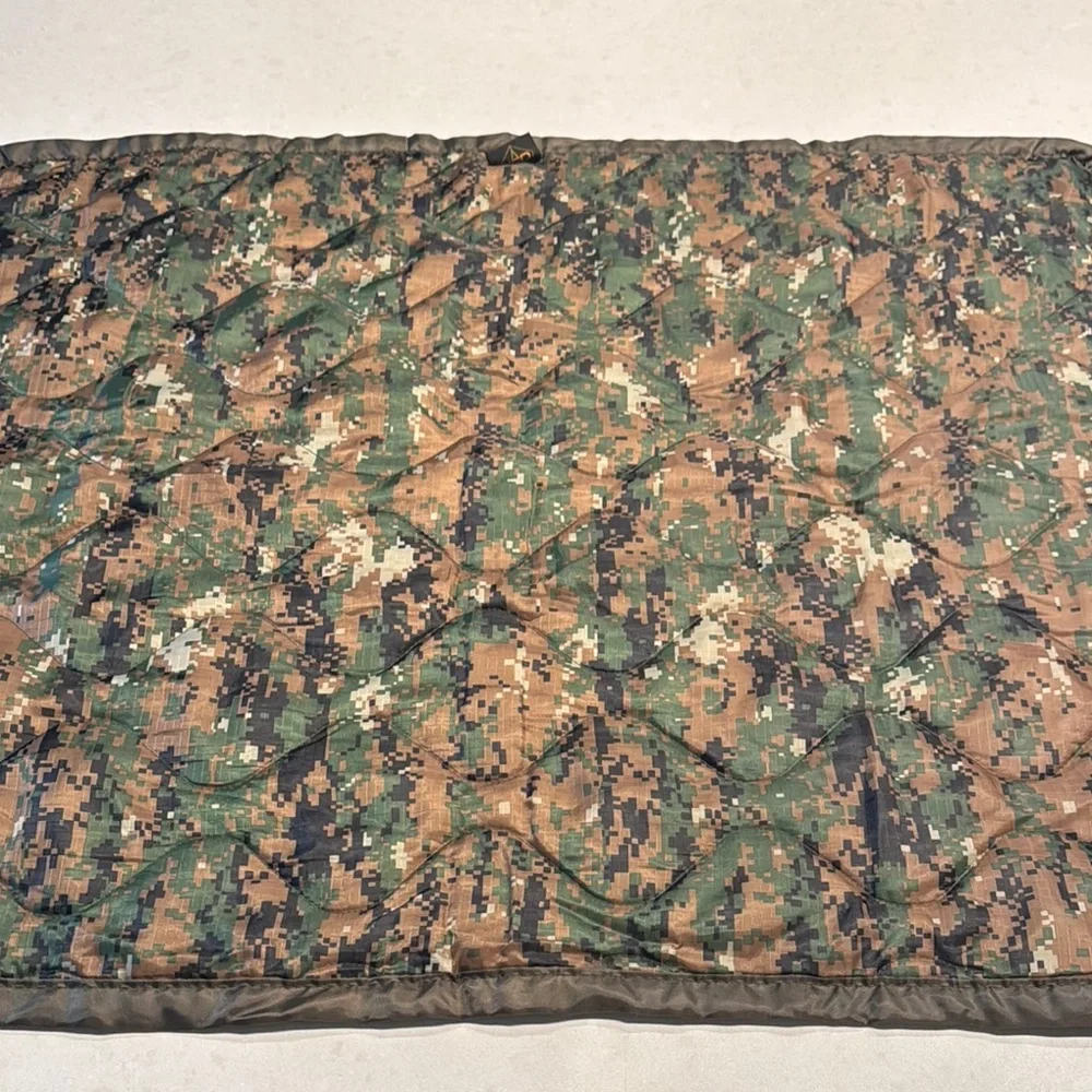Camouflage Quilted Dog Blanket